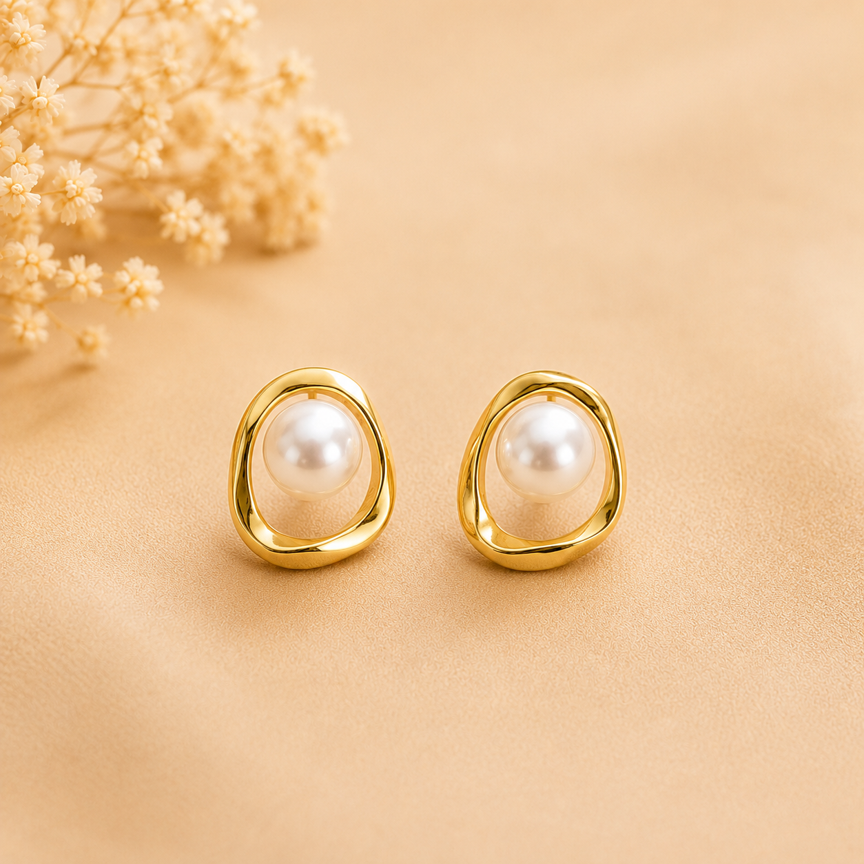 luna pearl stud earrings luna pearl stud earrings