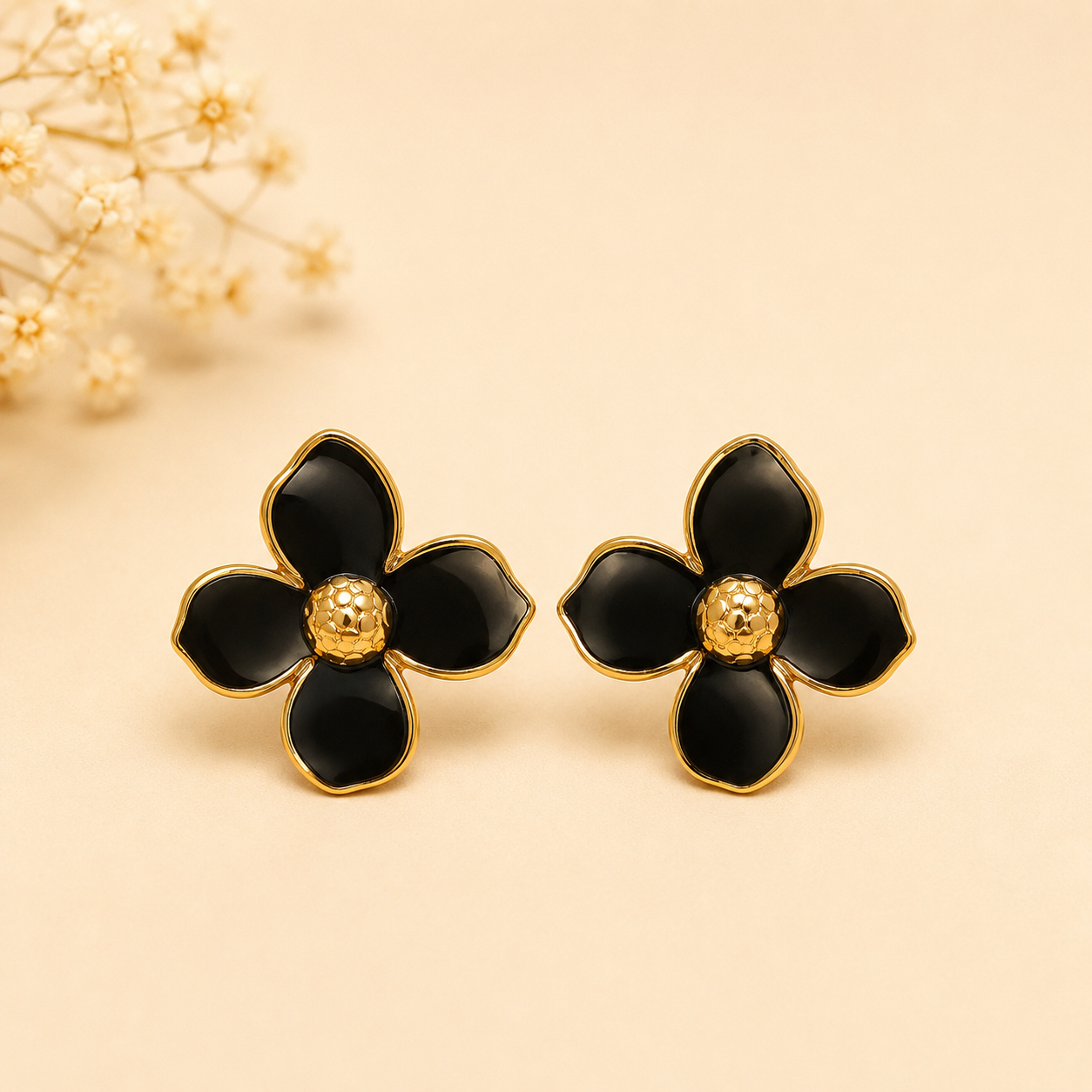 midnight bloom stud earrings midnight bloom stud earrings