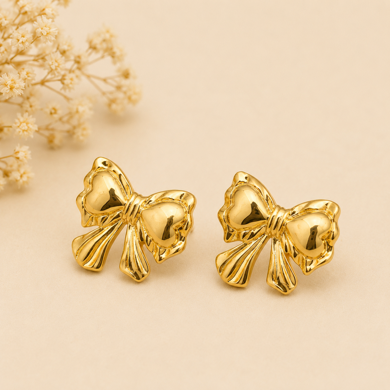 rose gold bow crystal stud earrings rose gold bow crystal stud earrings