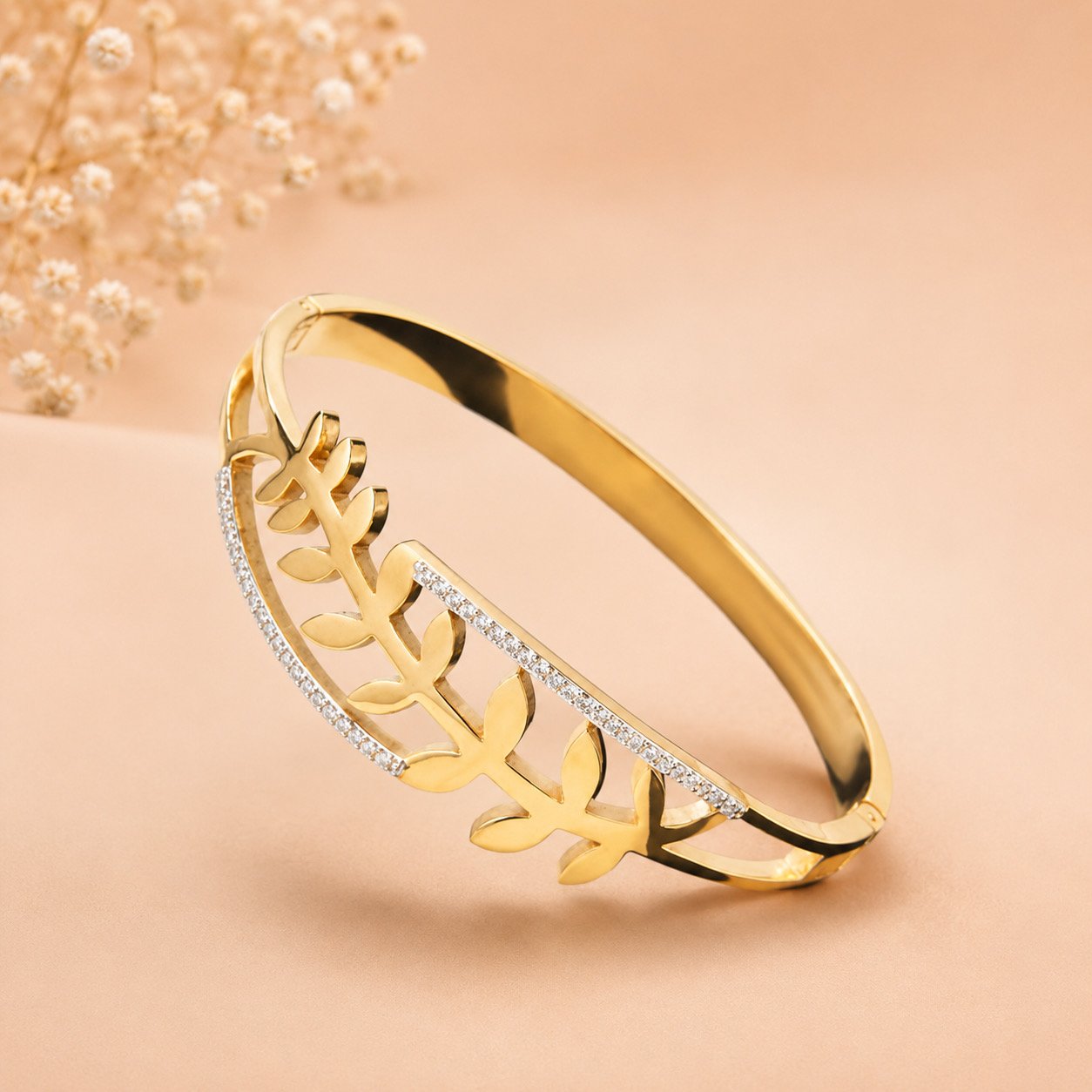 golden laurel kada bracelet golden laurel kada bracelet
